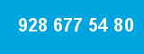 928 677 54 80 928 677 54 80